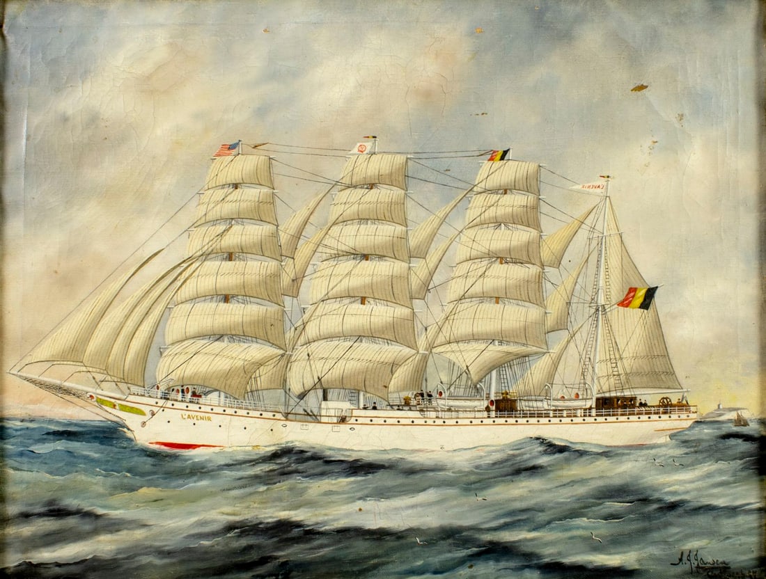 Adrianus Johannes Jansen (Dutch,1863-1945) oil painting antique (1 of 13)