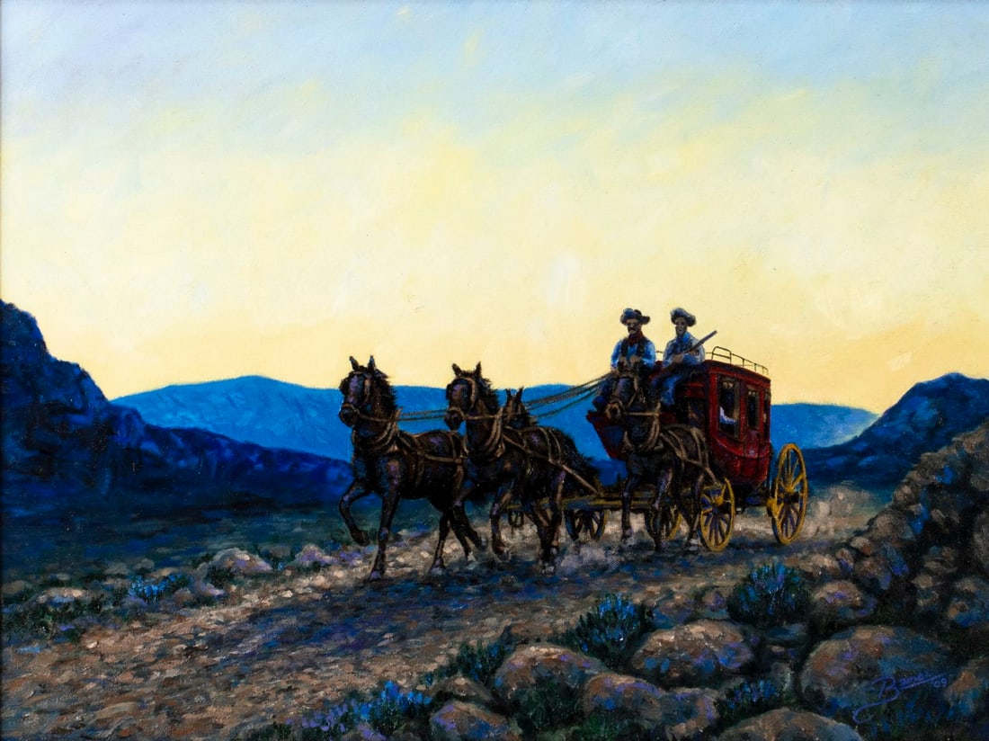 Glen Fortune Banse (NJ,1948-2018) oil painting (1 of 13)