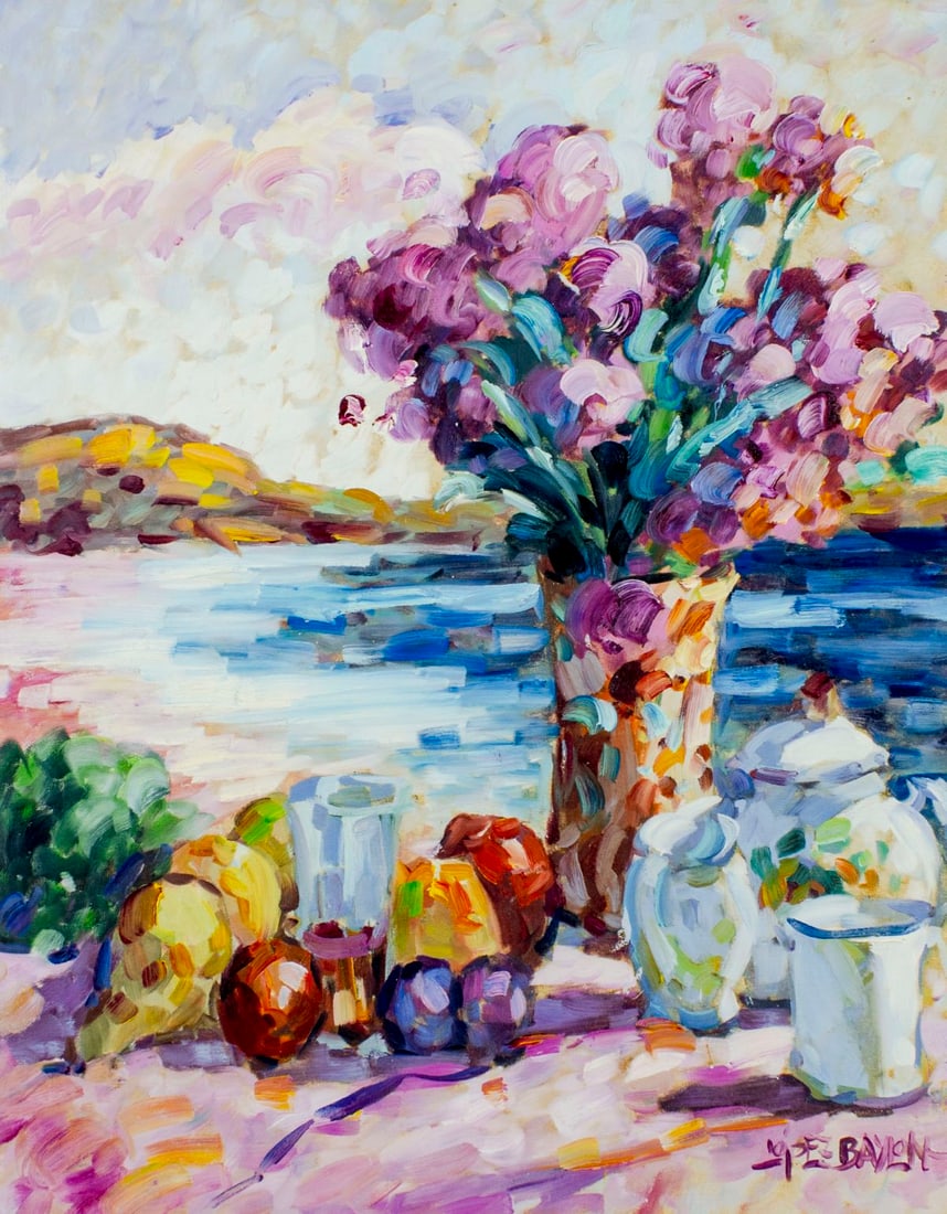 Lisandro Baylon (Argentina,US,b 1951) oil painting (1 of 13)