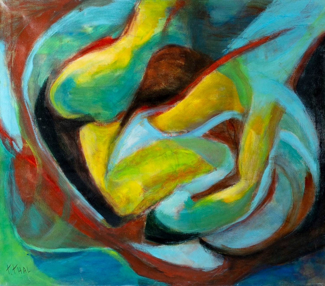 Thelma Thal (NY,1903-2001) oil painting (1 of 14)