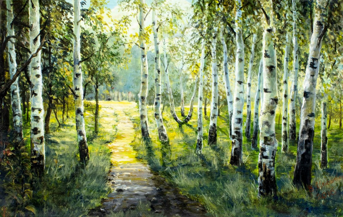 Viktor Ilyushkin (Russia,b 1946) oil painting (1 of 13)