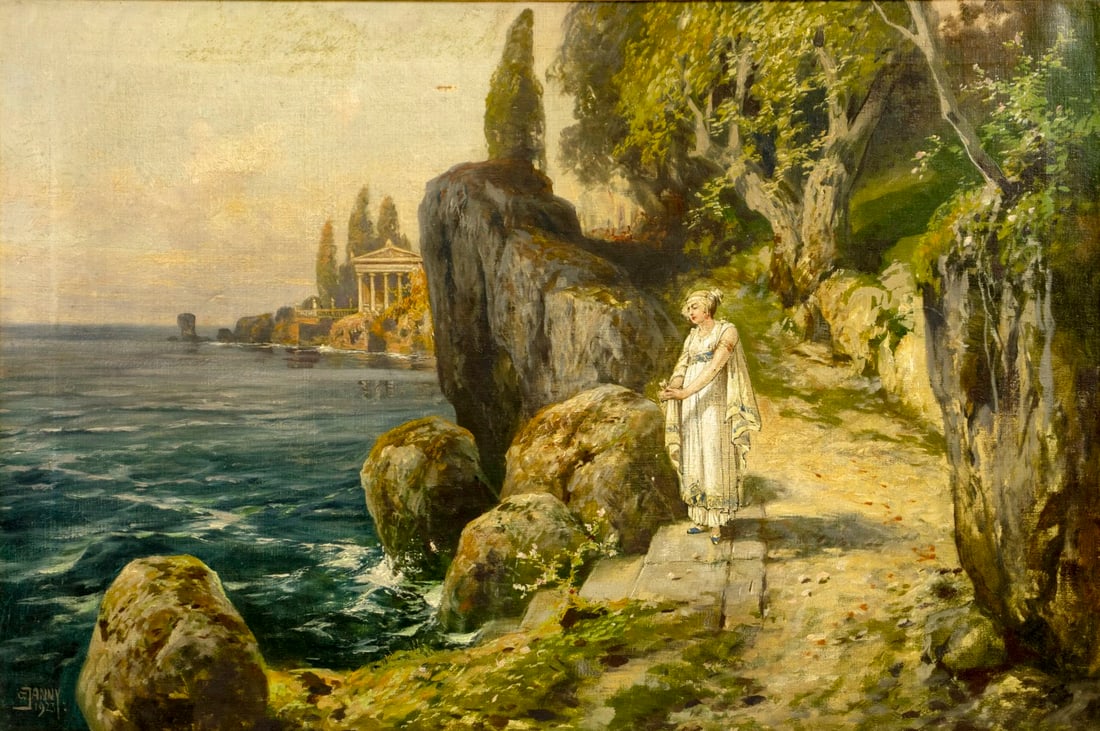 Georg Janny (Austria,1864-1935) oil painting antique (1 of 13)