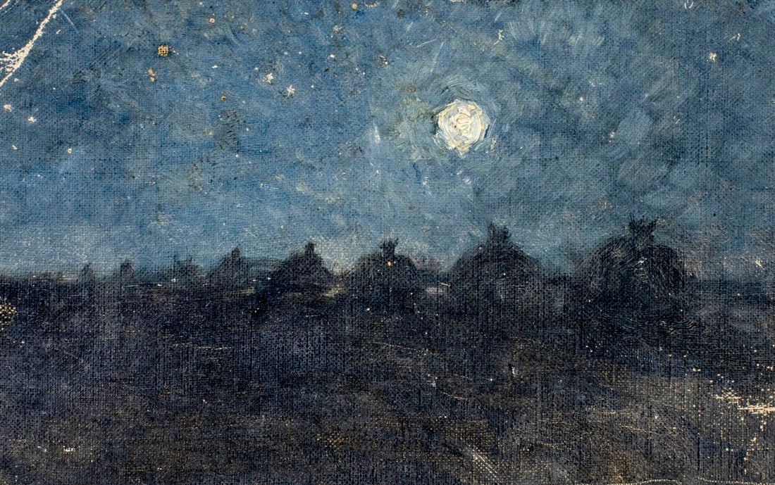 John Mansfield (MA,CT,1849-1933) oil painting antique (1 of 12)