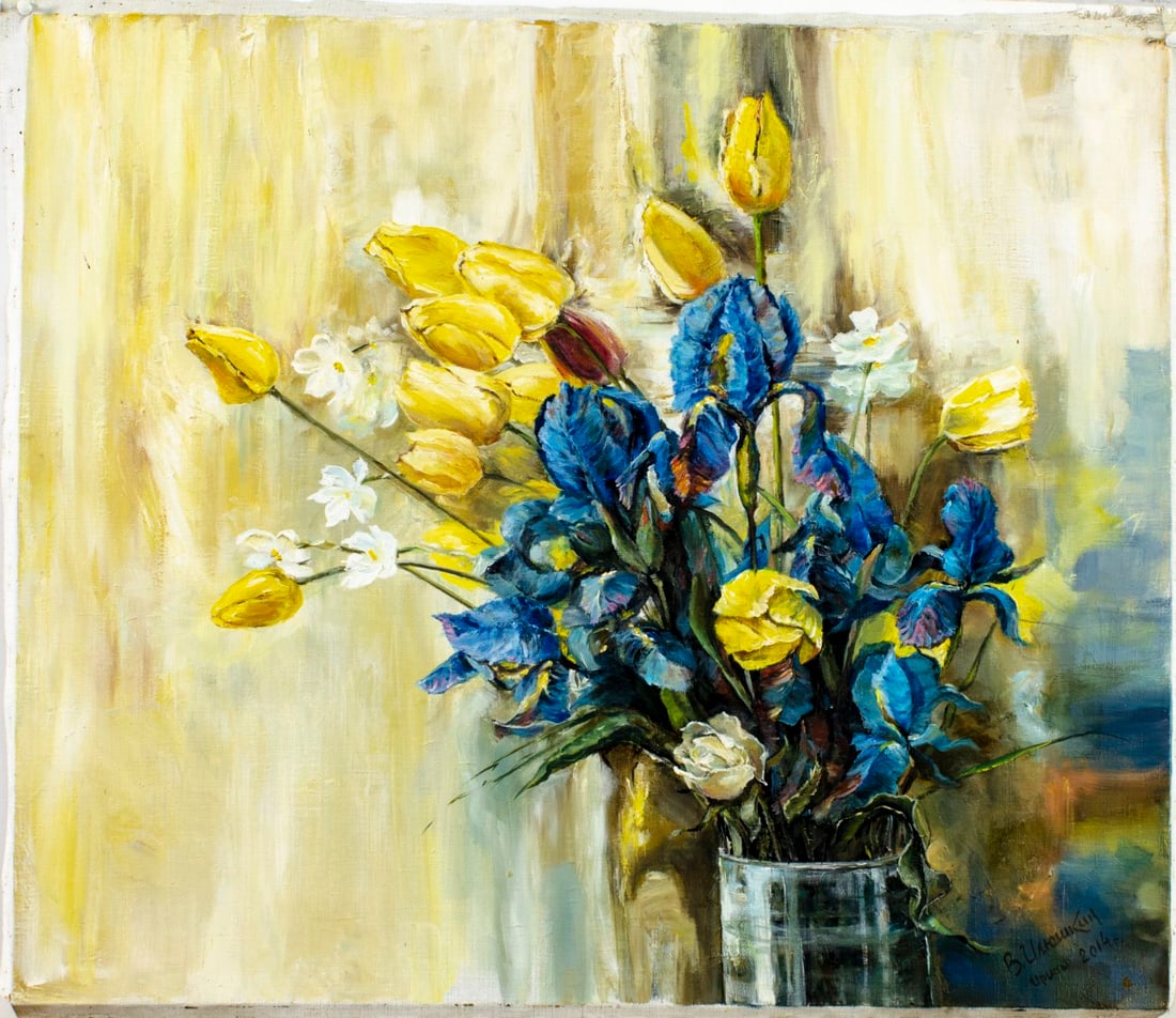 Viktor Ilyushkin (Russia,b 1946) oil painting (1 of 14)