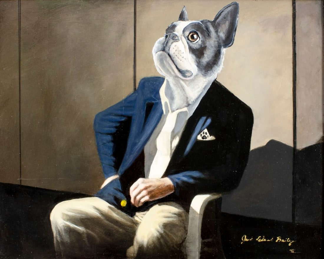 Jack Leland Bailey (FL,1927-2001) oil painting (1 of 14)