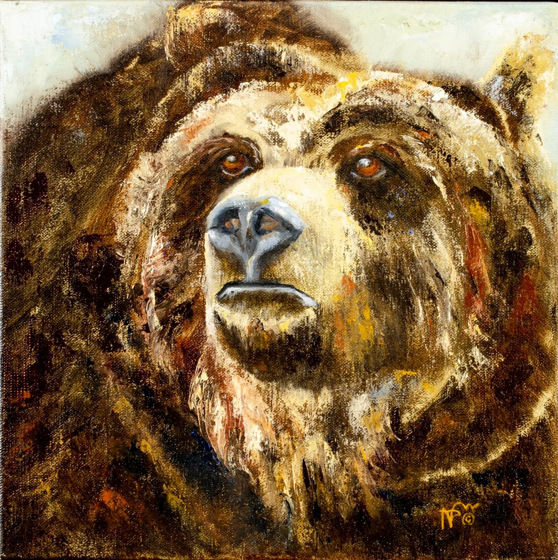 Norma Lee Pfaff (MT,b 1942) oil painting (1 of 14)