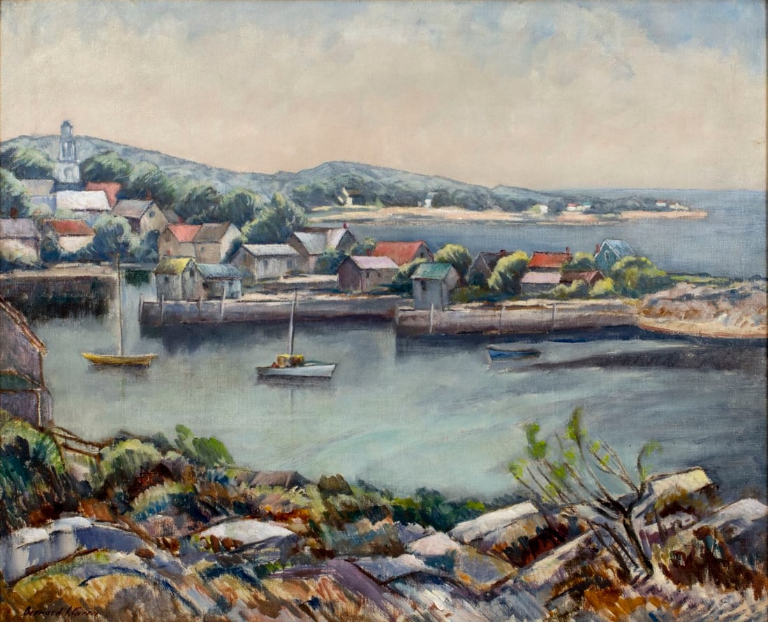 Bernard Green (NY,Russia,1887-1951) oil painting (1 of 14)