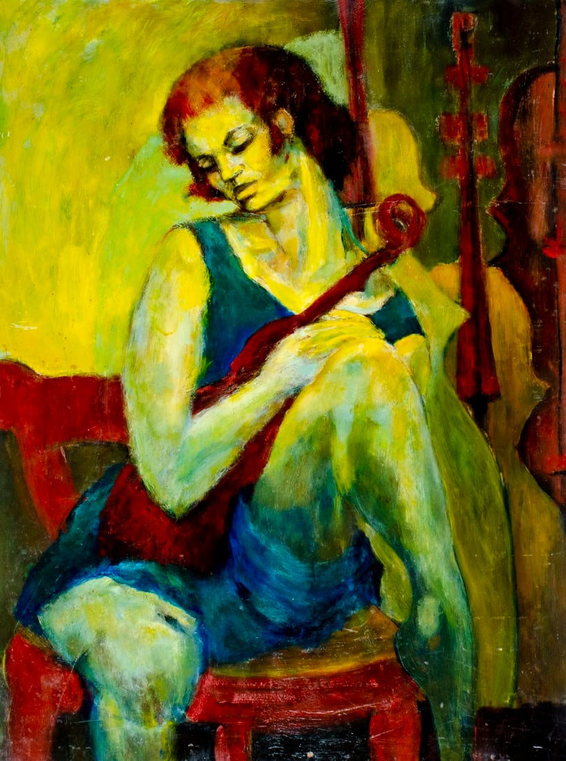 Thelma Thal (NY,1903-2001) oil painting (1 of 13)