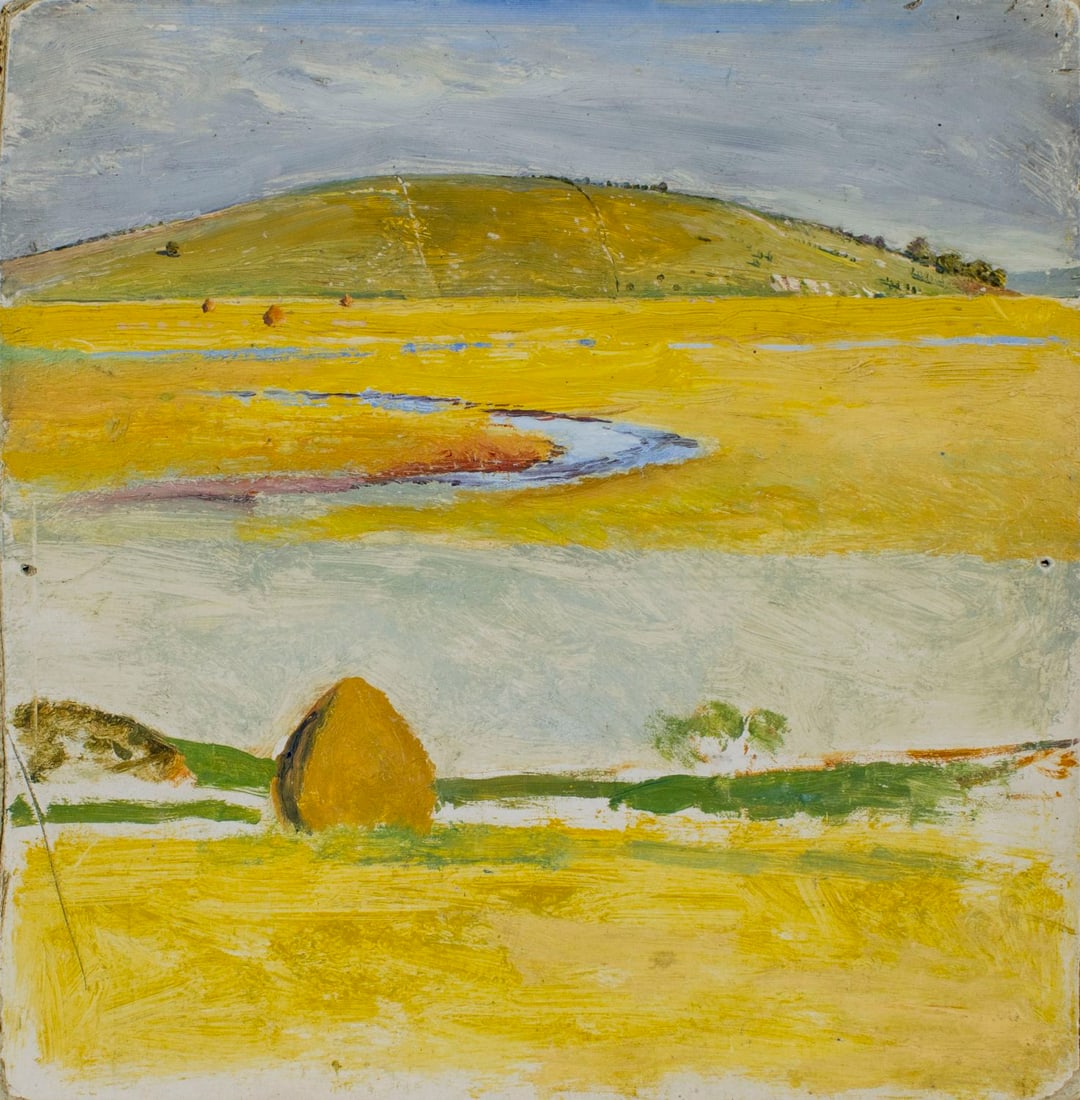 John Mansfield (MA,CT,1849-1933) oil painting antique (1 of 13)