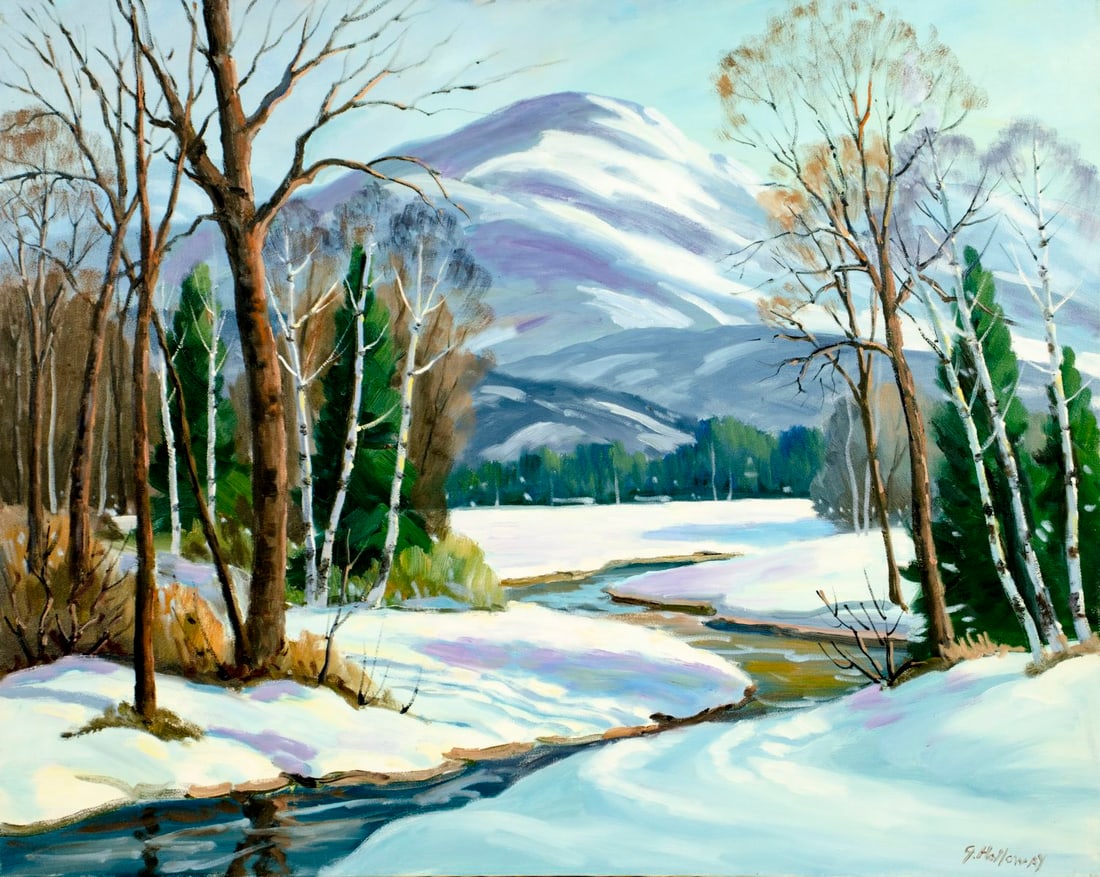 George Holloway (NJ,20C) oil painting (1 of 12)