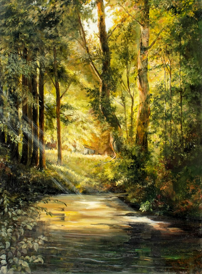 Viktor Ilyushkin (Russia,b 1946) oil painting (1 of 13)