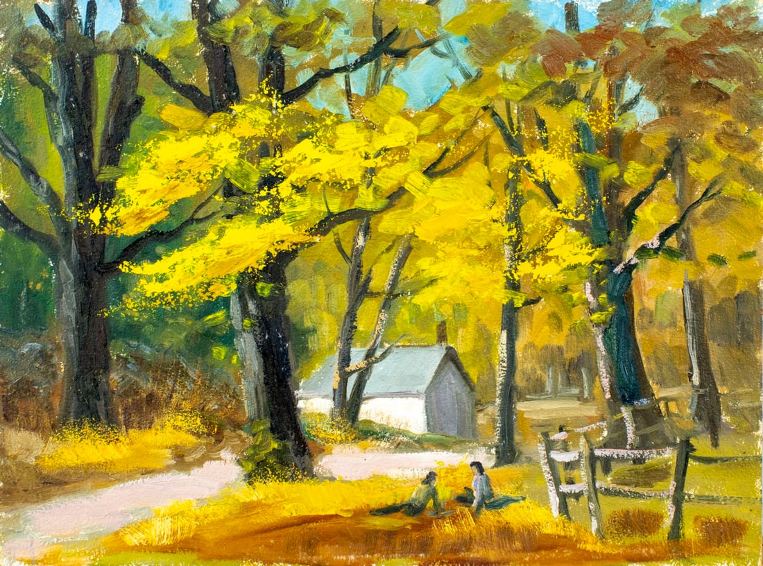 George Holloway (NJ,20C) oil painting (1 of 13)