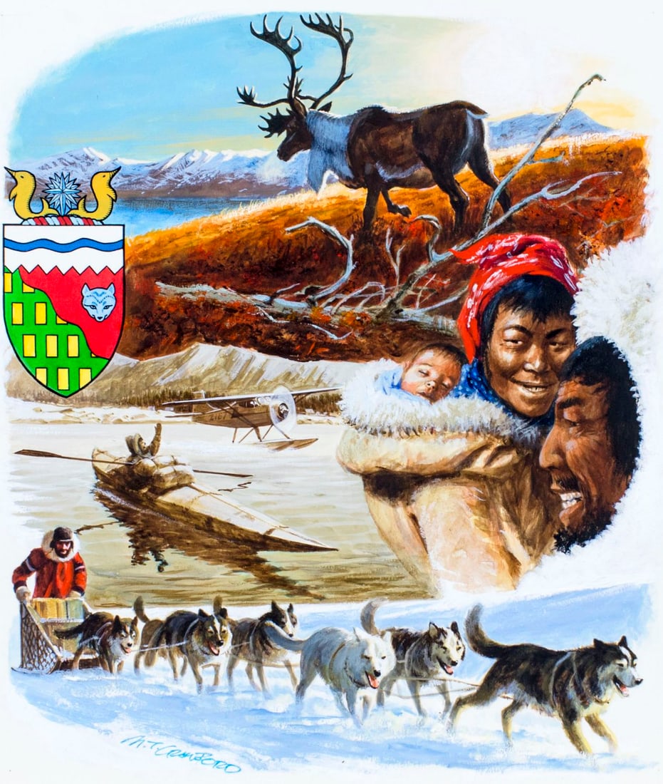 Mel Crawford (CT,Canada,1925-2015) oil painting (1 of 12)