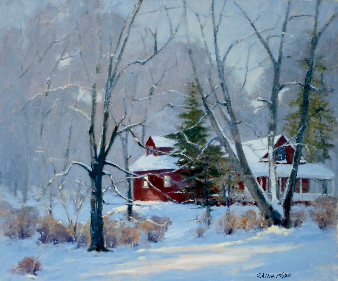 Robert Waltsak (NJ,b 1944) oil painting (1 of 12)