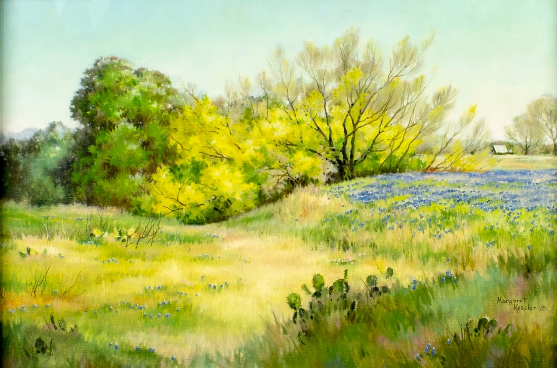 Margaret Kessler (IN,TX,20/21C) oil painting (1 of 15)