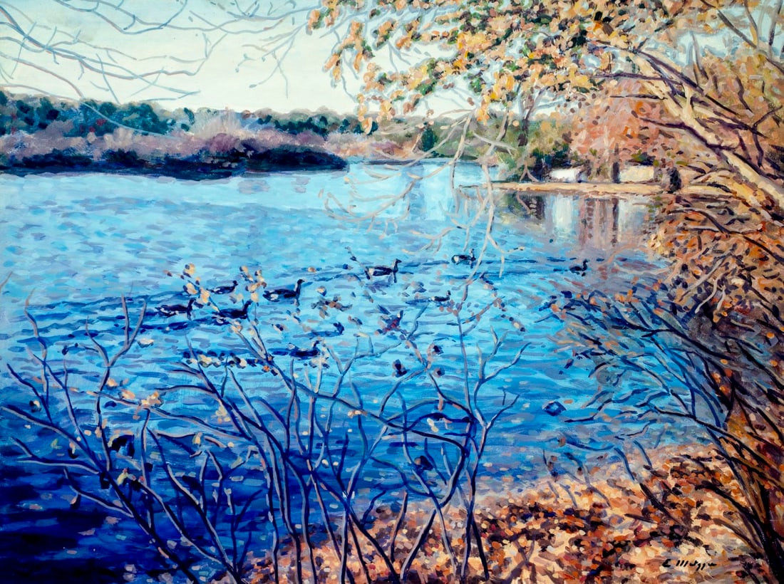 Evelyn Metzger (NY,Brazil,1911-2007) oil painting (1 of 14)