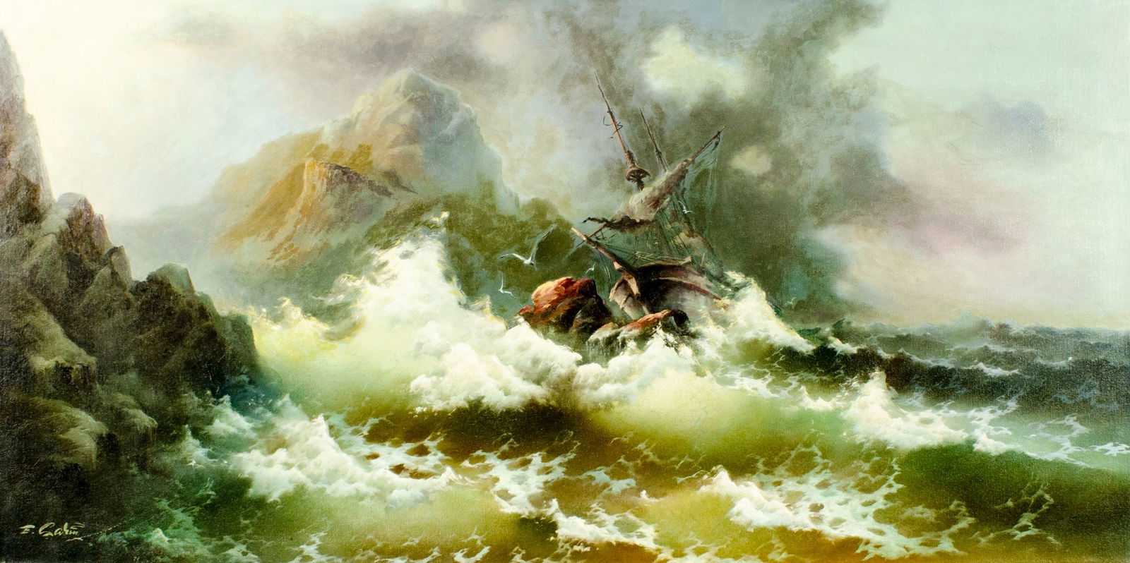 Eugene Garin (Russia,1922-1994) oil painting (1 of 13)