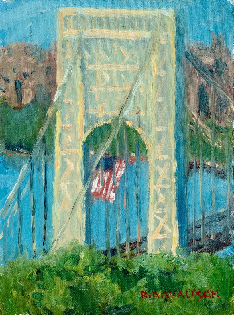 Robert Waltsak (NJ,b 1944) oil painting (1 of 12)