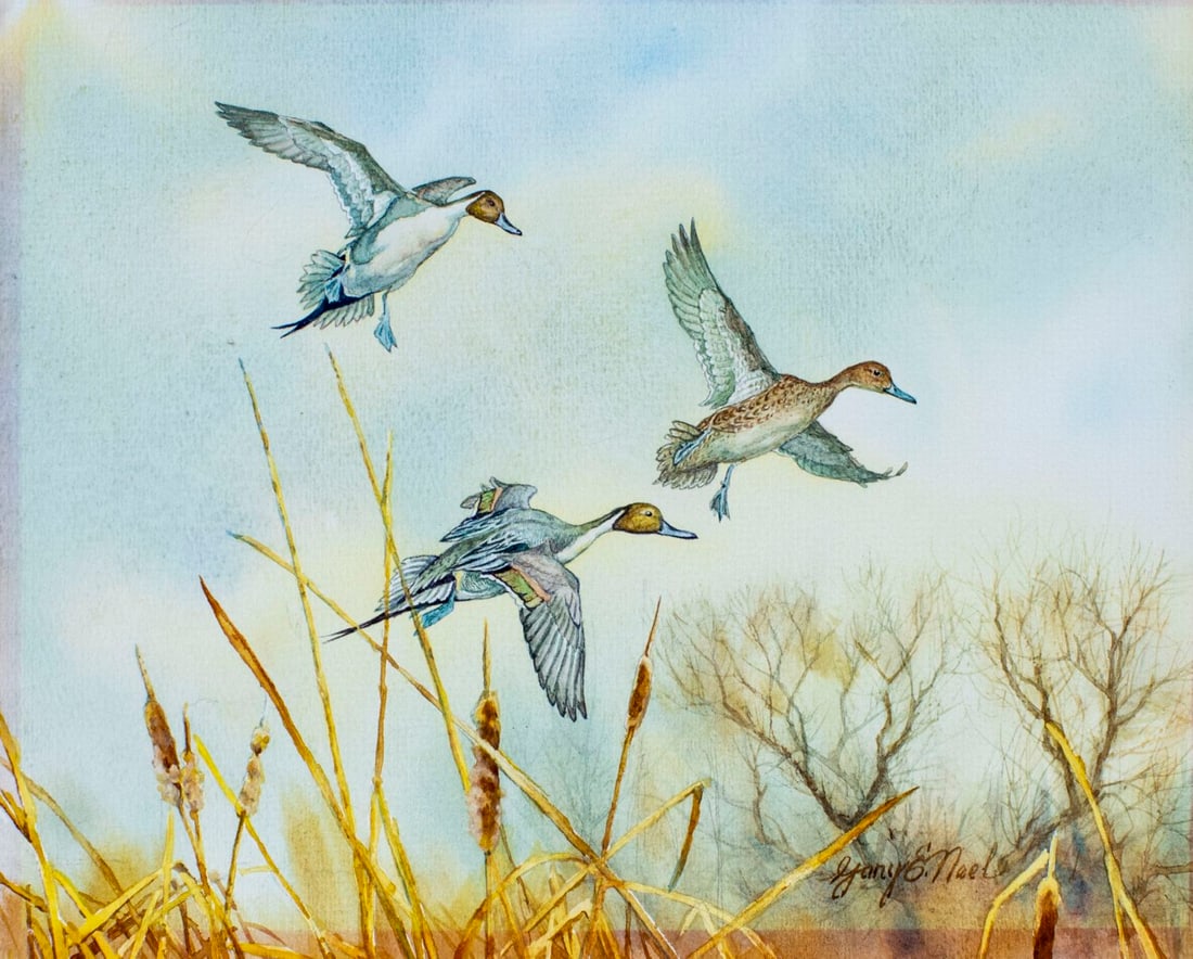 Gary Neel (US,1970s) watercolor painting (1 of 11)