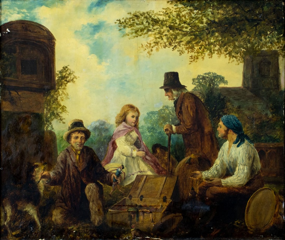 W Bromley (UK,19C) oil painting antique (1 of 12)