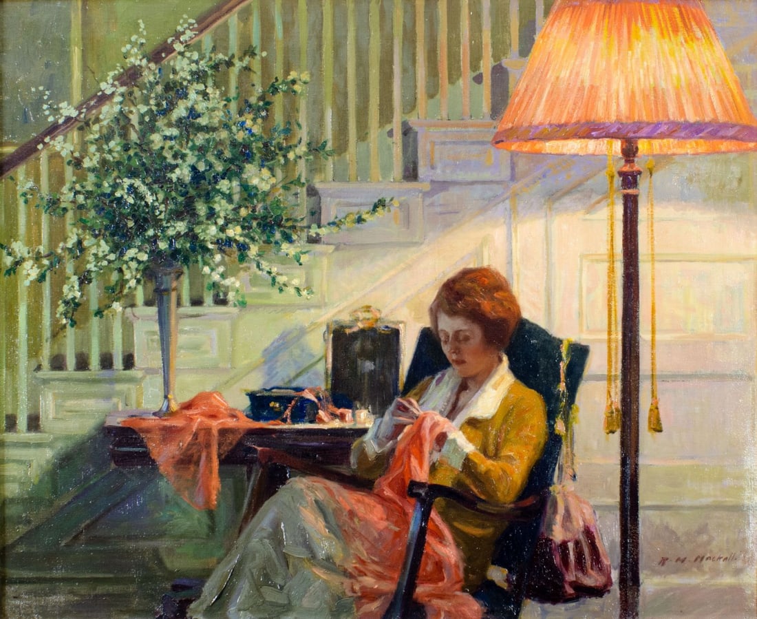 Robert Mackall (MD,1889-1982) oil painting (1 of 14)