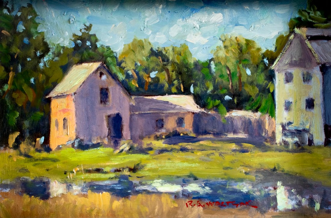 Robert Waltsak (NJ,b 1944) oil painting (1 of 14)