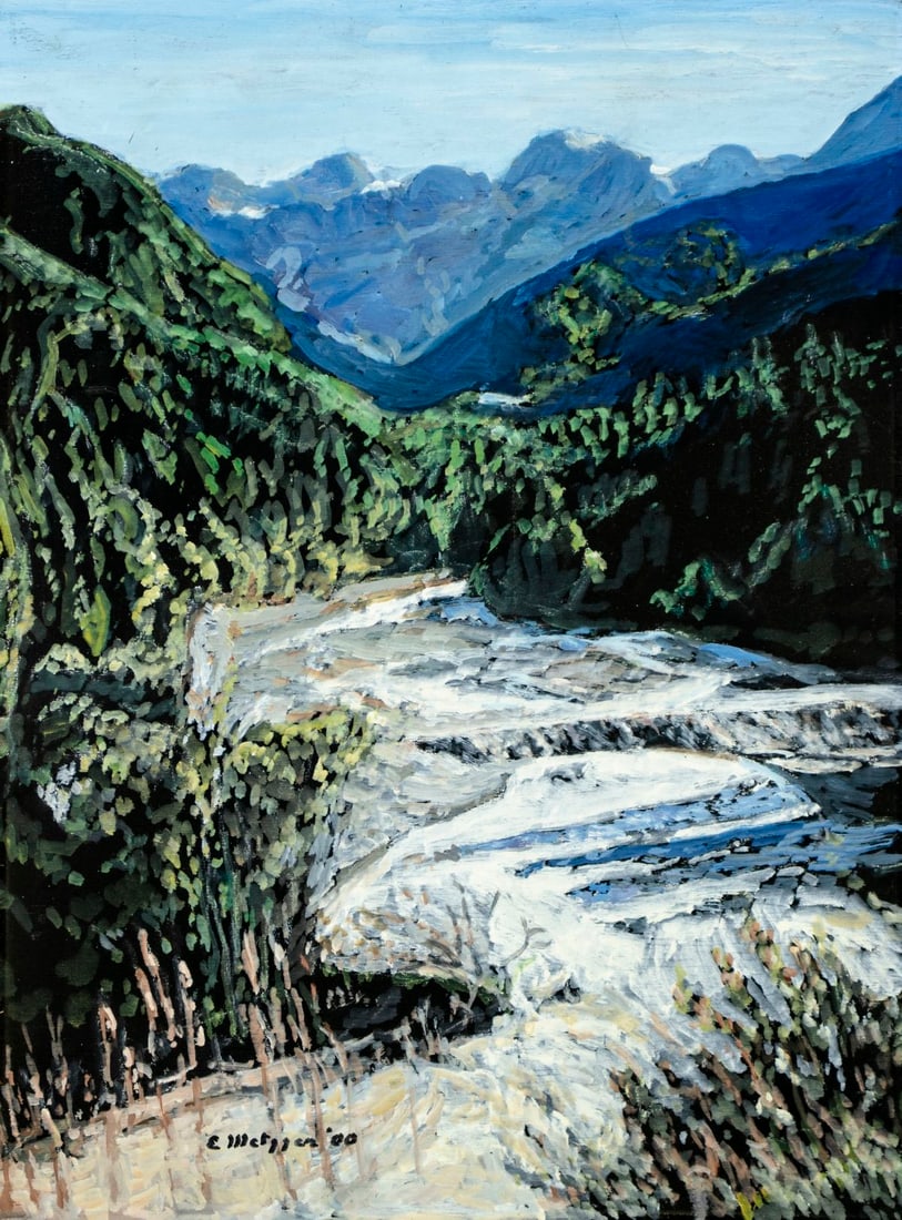 Evelyn Metzger (NY,Brazil,1911-2007) oil painting (1 of 14)