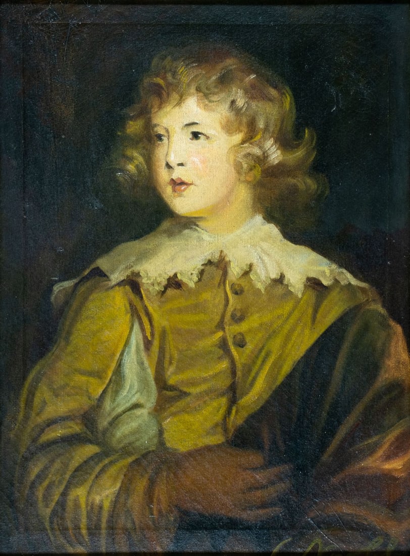 ATTR Stefan Norblin (CA,Poland,1892-1952) oil painting: ARTIST: ATTRIBUTED TO Stefan Norblin (California, Polish, 1892 - 1952) TITLE: Portrait of the Hon George Seymour Conway MEDIUM: oil on canvas CONDITION: Few very minor scr