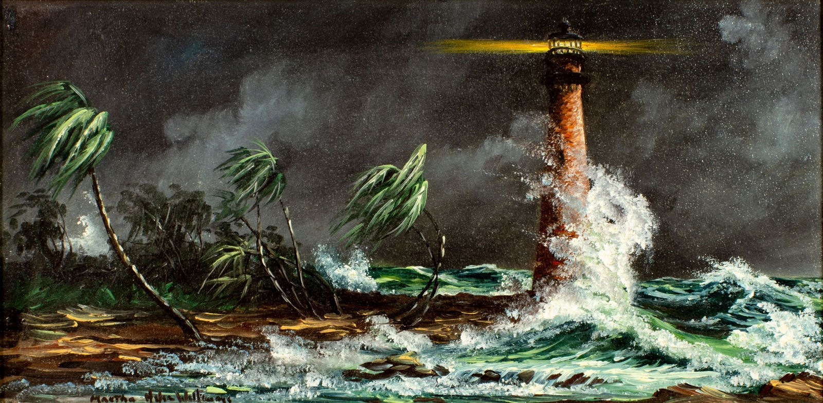 Martha Helen Williams (FL,1900-1999) oil painting (1 of 12)