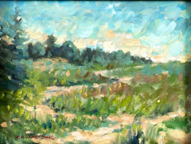 Robert Waltsak (NJ,b 1944) oil painting