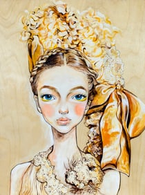 Alice Le (Vietnam,TX,20/21C) acrylic painting