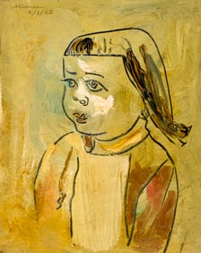 Sterling Strauser (PA,1907-1995) oil painting