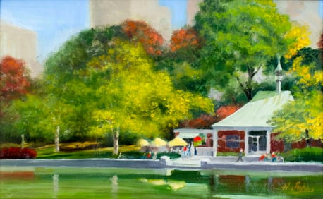 Harold Johns (NY,20C) oil painting