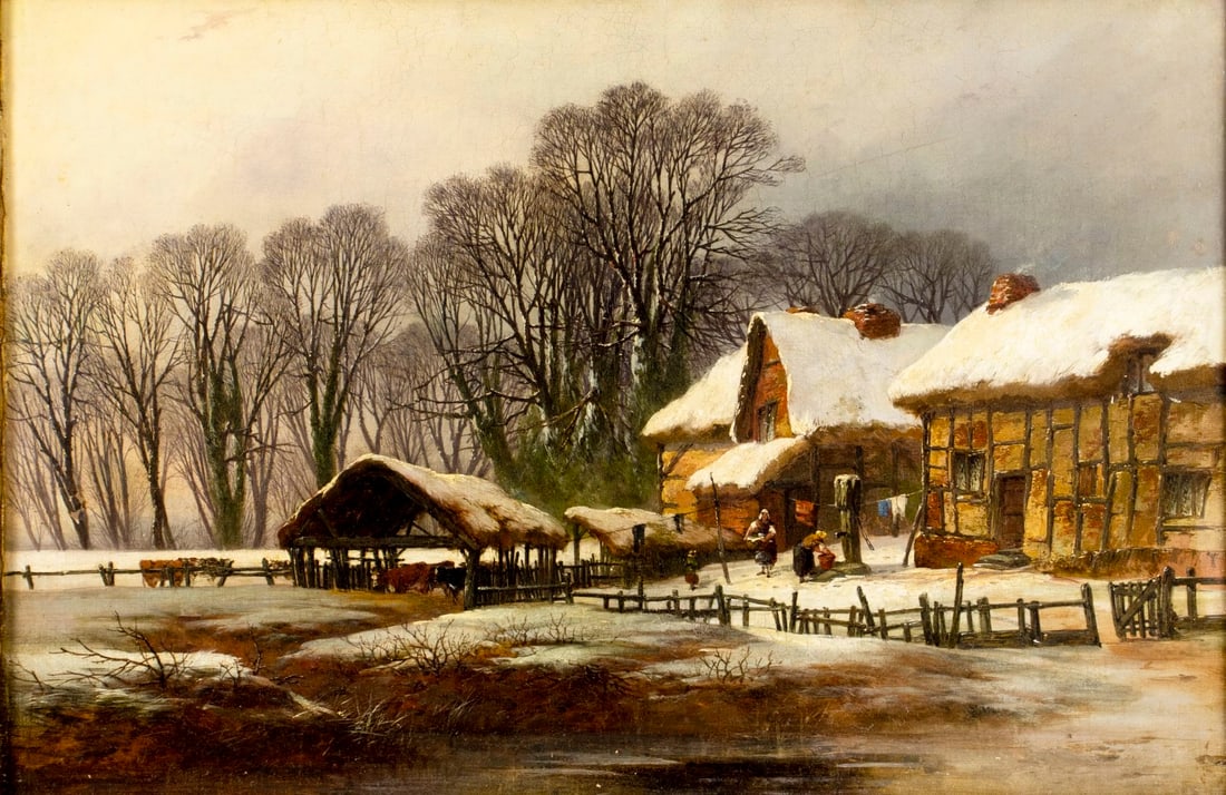 William Pitt (UK,1853-1890) oil painting antique (1 of 14)