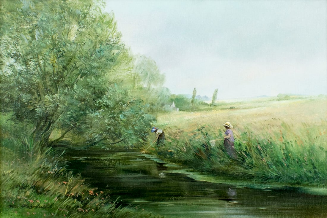 Paul Richardson (UK,b 1943) oil painting (1 of 12)