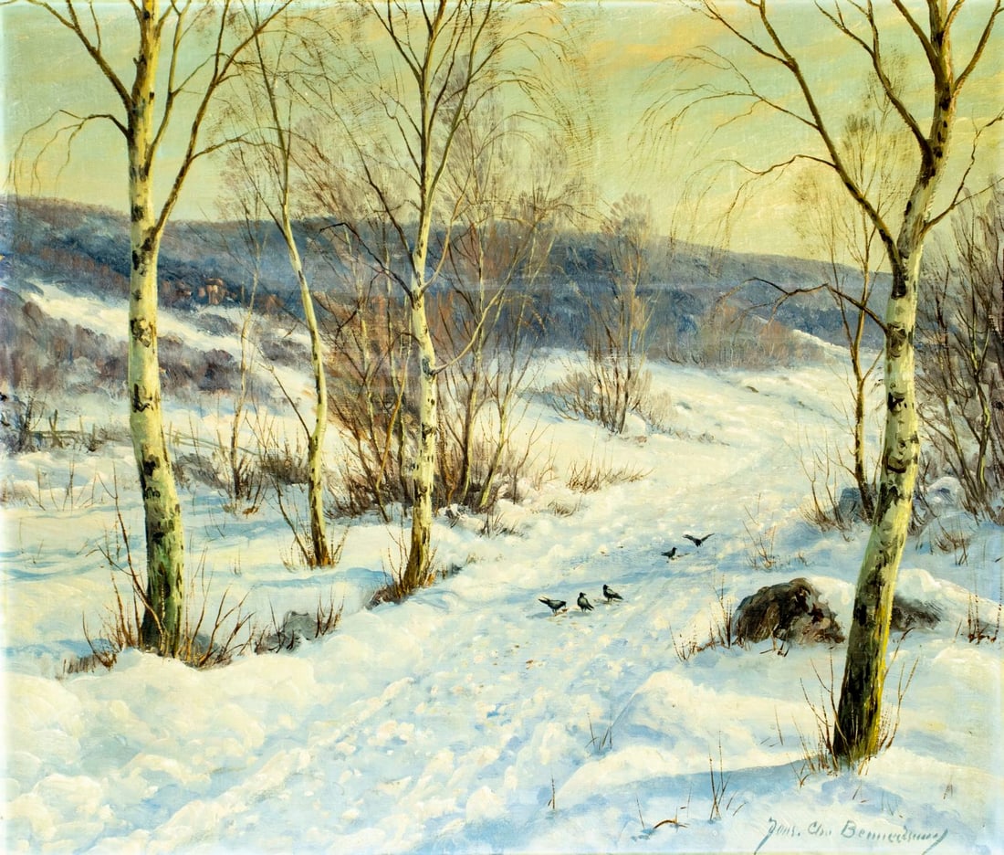 Jens Bennedsen (Denmark,Sweden,1893-1967) oil painting (1 of 12)