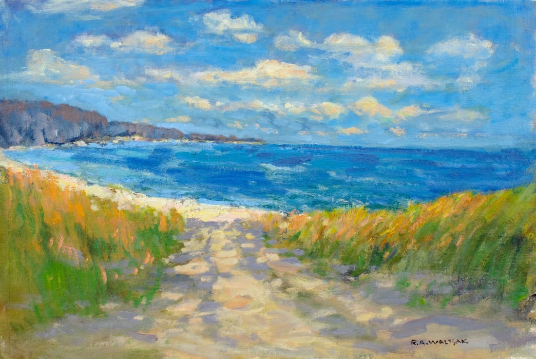 Robert Waltsak (NJ,b 1944) oil painting (1 of 13)