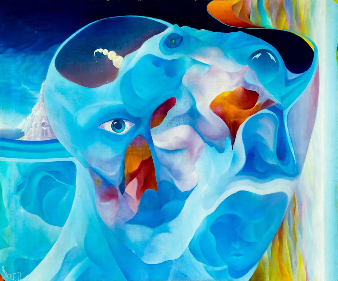 P Rowntree (US,20C) oil painting (1 of 12)