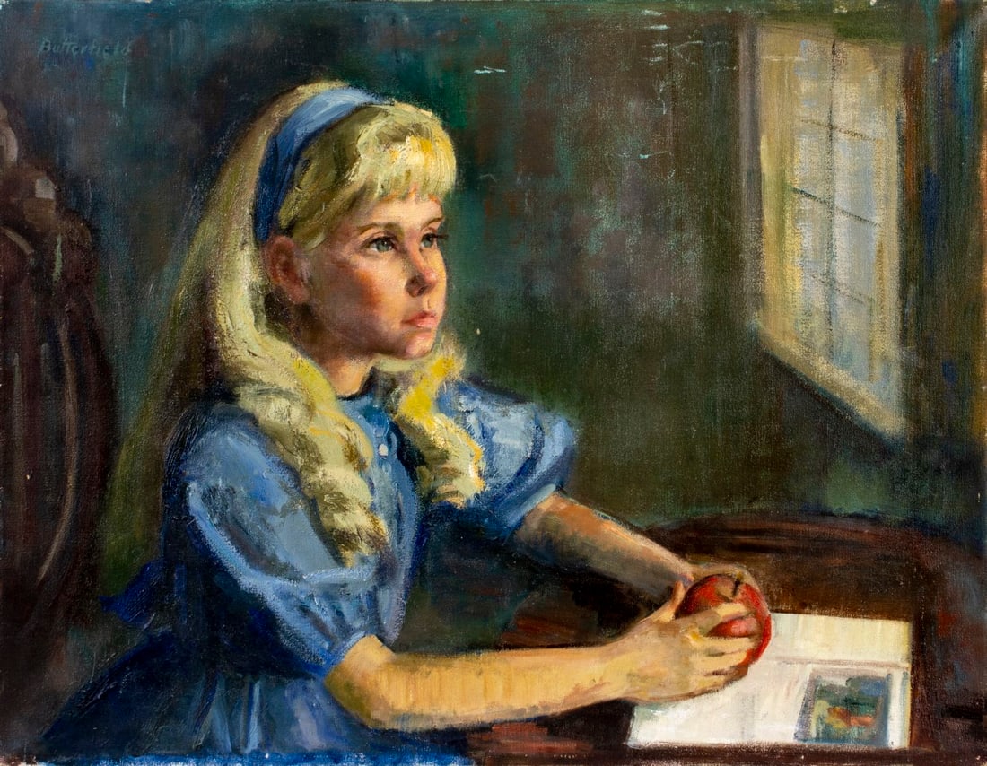 Evelyn Butterfield (US,20C) oil painting (1 of 14)