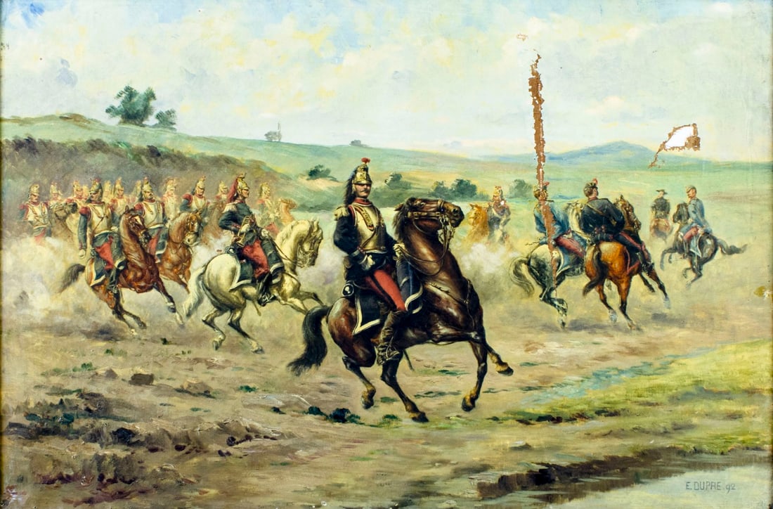 E Dupre (France,19C) oil painting antique (1 of 14)