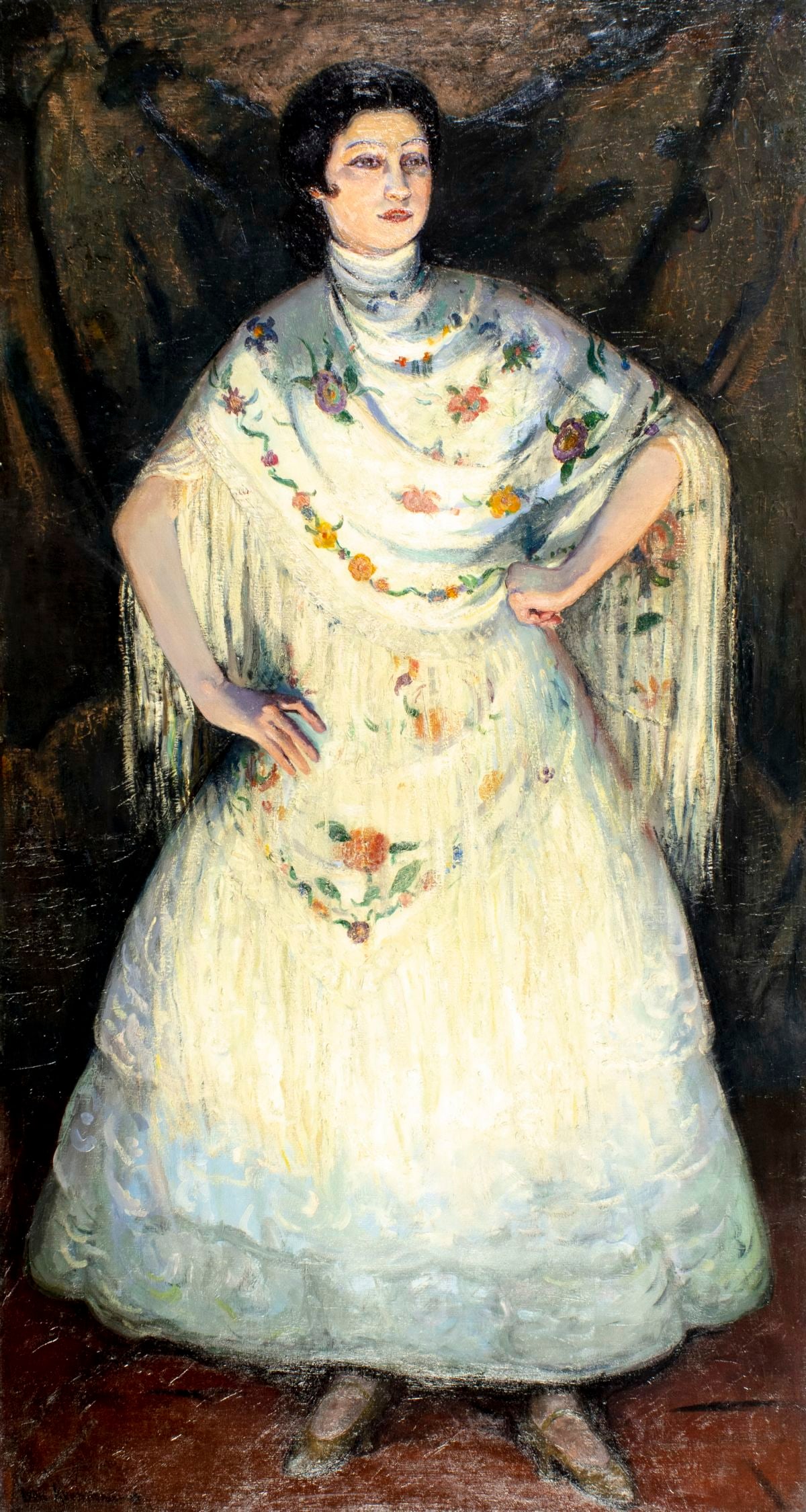 Louis Kronberg (NY,FL,MA,1872-1965) oil painting (1 of 19)