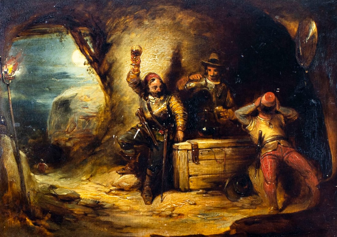 Paul Wilkinson (UK,19C) oil painting antique (1 of 13)