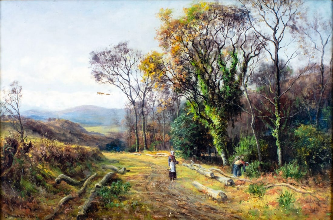 Charles France (UK,19C) oil painting antique (1 of 17)