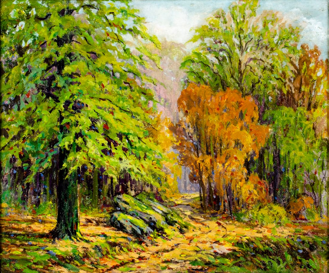 M Howland (US,20C) oil painting (1 of 13)