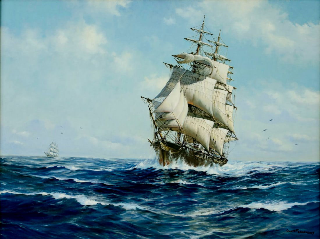 Humberto de Silva Fernandes (MA,Brazil,1937-2005) oil painting (1 of 13)