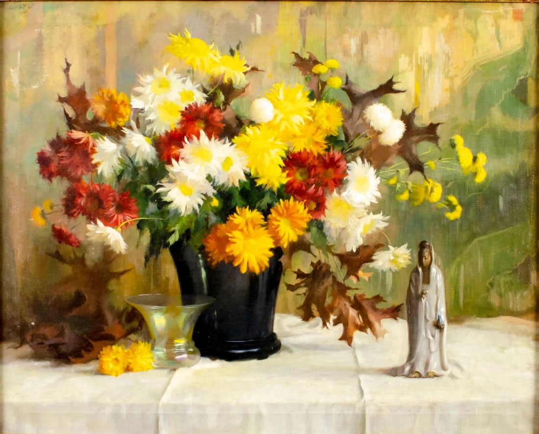 Elmer Wesley Greene Jr (MA,1907-1964) oil painting (1 of 14)