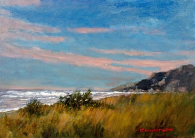 Robert Waltsak (NJ,b 1944) oil painting