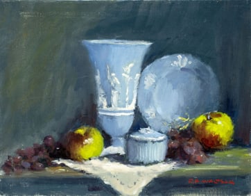 Robert Waltsak (NJ,b 1944) oil painting