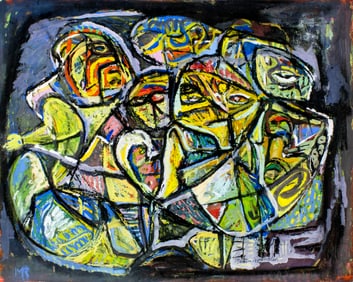 Martin Rosenthal (NY,MA,1899-1974) oil painting