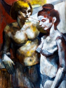 Thelma Thal (NY,1903-2001) oil painting